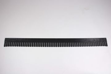 Banda separadora tipo peine 100x5x1150 mm ranura 20 mm negro