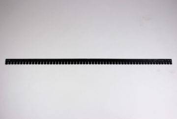 Banda separadora tipo peine 1150x40x5 mm negra