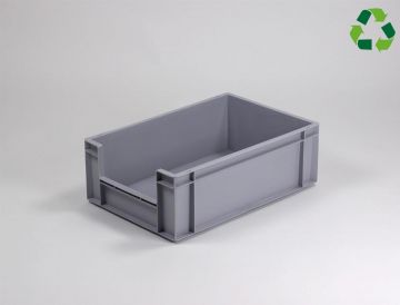 Caja de almacenaje 36 L 600x400x200 mm gris