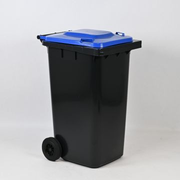 Contenedor 240 L 2 ruedas gris oscuro/ azul