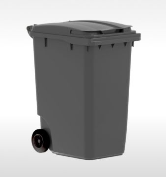 2-Wheel container 360L, grey