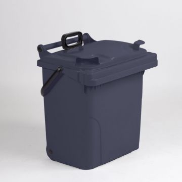 Cubo en plástico, 480x430x535 mm capacidad: 42L, gris