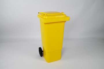 Contenedor 80 litros, amarillo