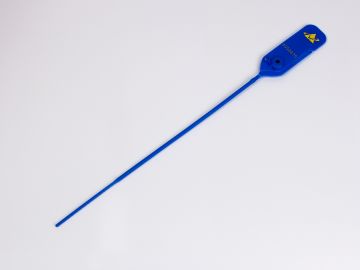 Precinto de tira MaxiJawLock, tira 300 mm ø4 mm cierre en acero azul