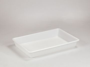 Bandeja encajable, 10 l., 540x380x80 mm blanco