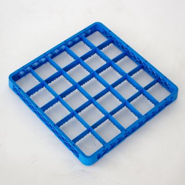 Extensión de cesta  500x500x40 mm para 25 vasos azul