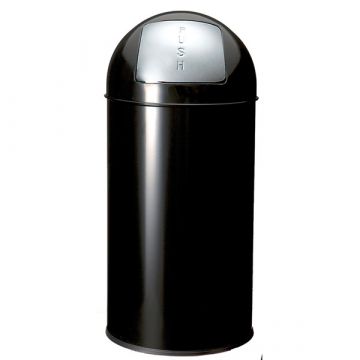 Papelera PUSH Ø410x760 mm 40 Lnegro