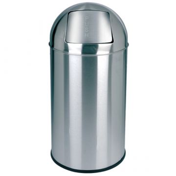 Papelera PUSH Ø410x760 mm 40 Lacero inoxidable