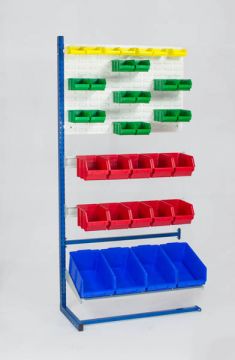 Extensión para estantería PBS-9041181-D con 35 cajas de almacén