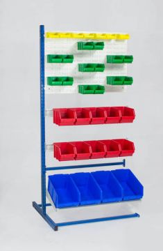 Extensión para estantería PBS-9041181-H con 70 cajas de almacén