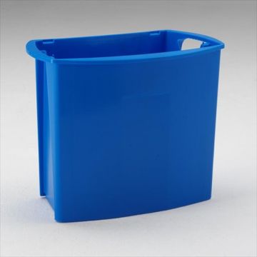 Cesta 32 L 490x300x385 mm paredes cerradas sin abertura azul