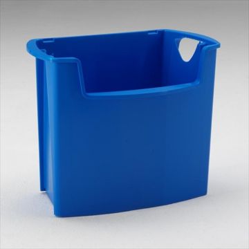 Cesta 32 L 490x300x385 mm paredes cerradas c abertura azul