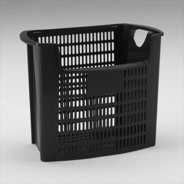 Cesta 32 L 490x300x385 mm paredes perforadas c abertura negro
