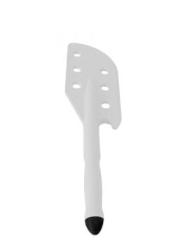 Espátula perforada 540x125 mm blanco