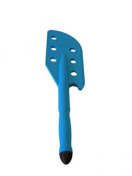 Espátula perforada 540x125 mm azul
