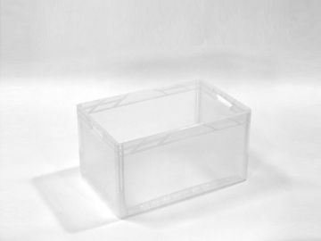 Caja apilable 20 L 400x300x220 mm semitransparente