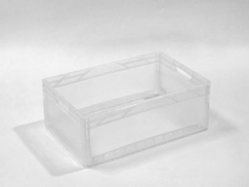 Caja apilable 46 L 600x400x220 mm semitransparente
