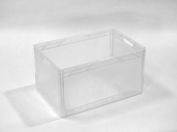 Caja apilable 60 L 600x400x320mm semitransparente
