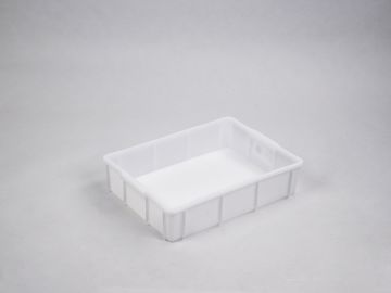 Papelera apilable para inodoro, 430x320x95 mm, 10 L, blanca