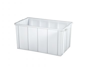 Caja aplicaciones higiénicas, 100L, 740x440x400mm, blanco