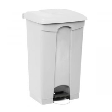 Contenedor com pedal 90 L 500x410x670 blanco c tapa blanco