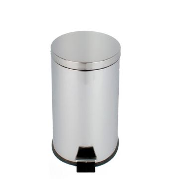 Cubo inox com pedal 20 L ø292x445 mm