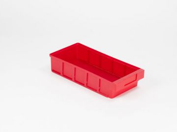 Caja de almacenaje 400x186x83 mmmáx. 4 separadores, rojo