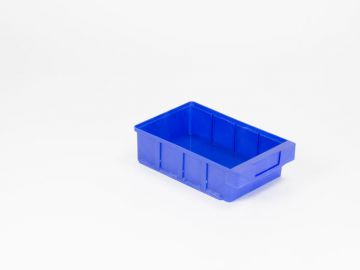 Caja de almacenaje 300x186x83 mmmáx. 3 separadores, azul