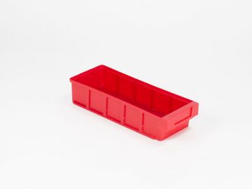 Caja de almacenaje 400x152x83 mmmáx. 4 separadores, rojo