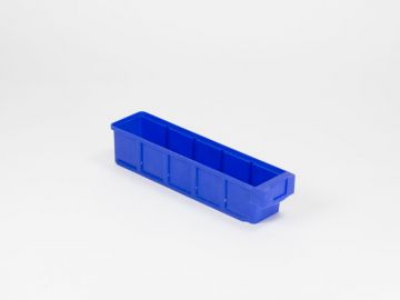 Caja de almacenaje 400x93x83 mmmáx. 4 separadores, azul