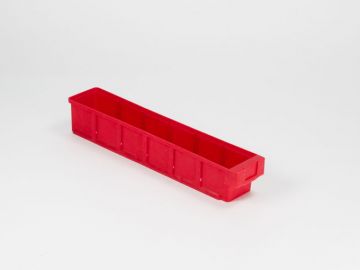 Caja de almacenaje 500x93x83 mmmáx. 5 separadores, rojo