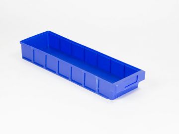 Caja de almacenaje 600x186x83 mmmáx. 6 separadores, azul