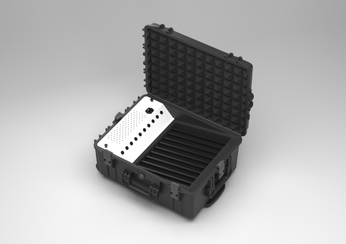 Estuche de transporte Charge & Sync 604x473x283 mm, para 10 tabletas 