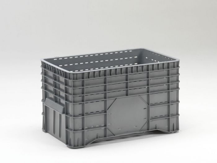 Caja de gran volumen 300L 1040x640x580 mm perforada
