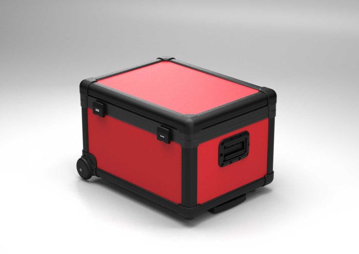 Estuche de transporte de carga con divisores para 16 tabletas