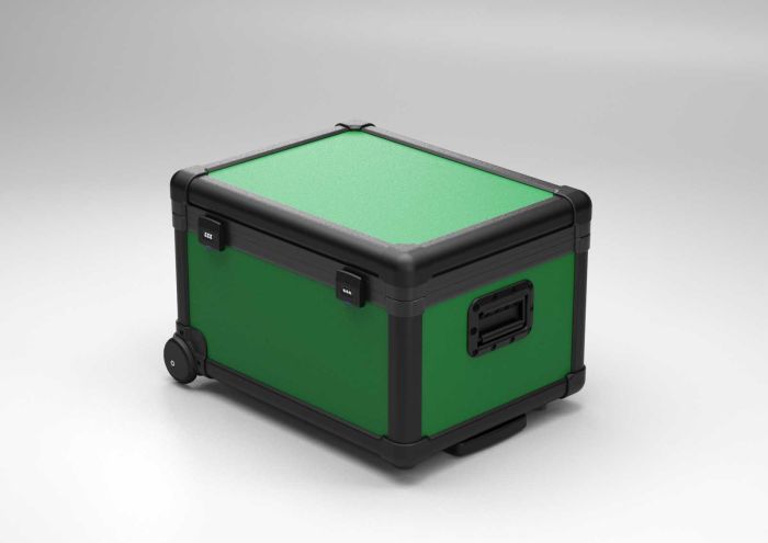 Estuche de transporte de carga con divisores para 16 tabletas
