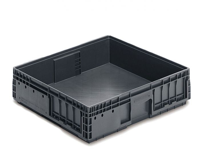 Caja DC 600x500x114 mm cargas medianas gris oscuro