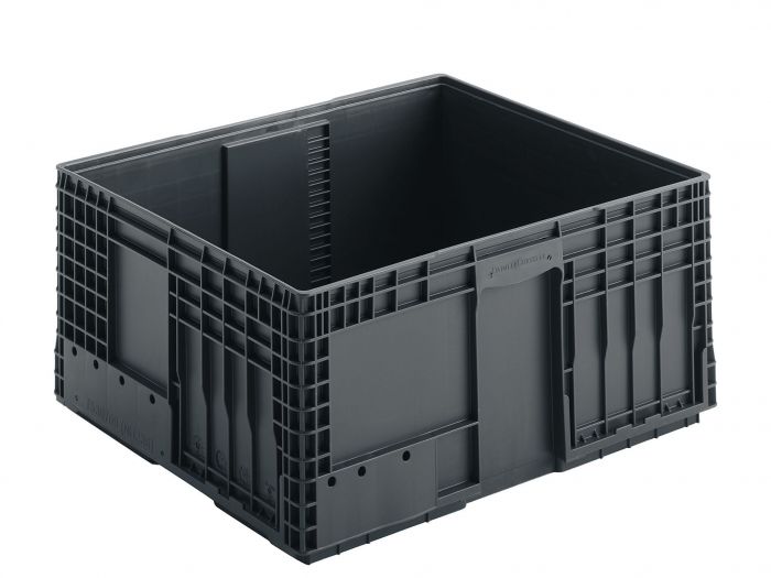 Caja DC 600x500x280 mm cargas medianas gris oscuro