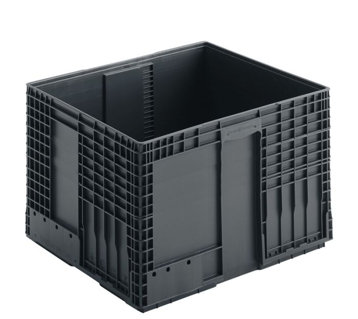 Caja DC 600x500x315 mm cargas medianas gris oscuro