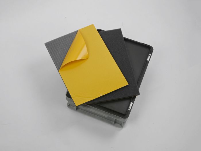 Conjunto espumas 400x300x5 mm gris oscuro