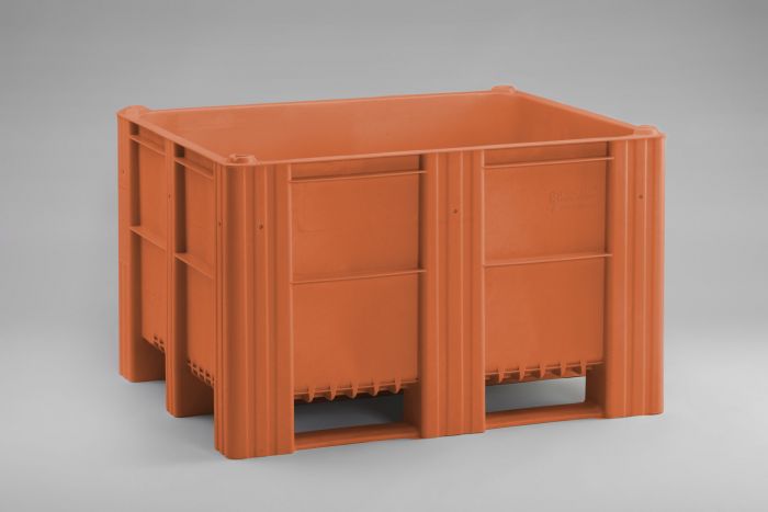 Caja-palet 1200x1000x760 mm630 L cerrada 3 patines aranja