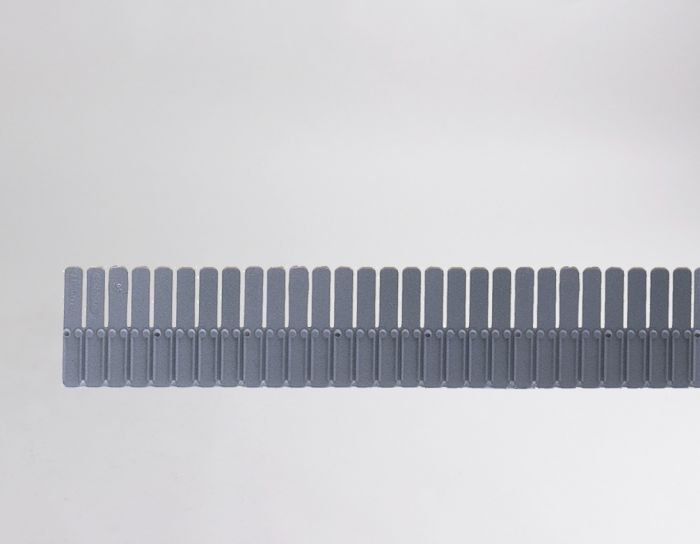 Tiras de separación interiores 88x1100 mm rompible unión 14 mm gris