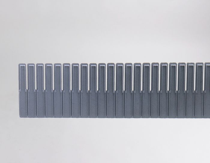 Tiras de separación interiores 150x1100 mm rompible unión 20 mm gris