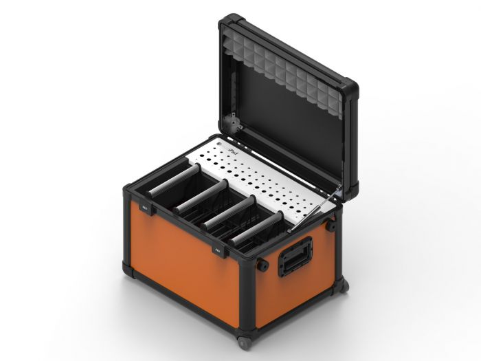 Charging transport case 690x485x400 mm for 16 tablets with baskets