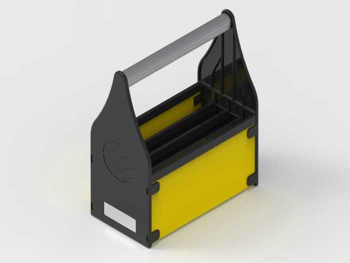 Cesta de transporte 242x131x302 mm para 4 dispositivos (tabletas)