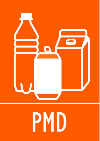 self adh. labels Ecosort PMD orange