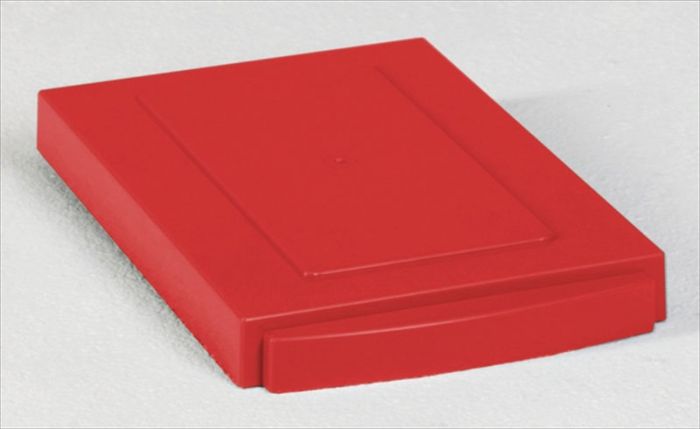 Tapa con fijación al módulo 300x200 mm rojo