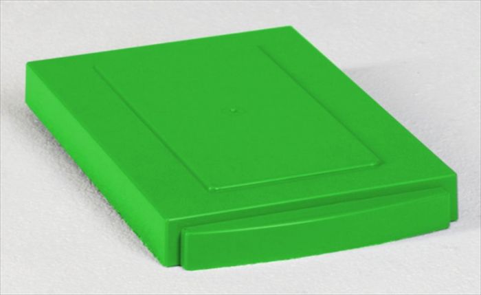 Tapa con fijación al módulo 300x200 mm verde