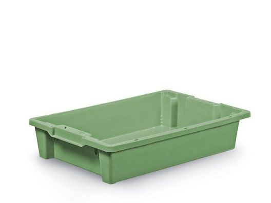 Stack-/nestable bin 600x400x120 mm green