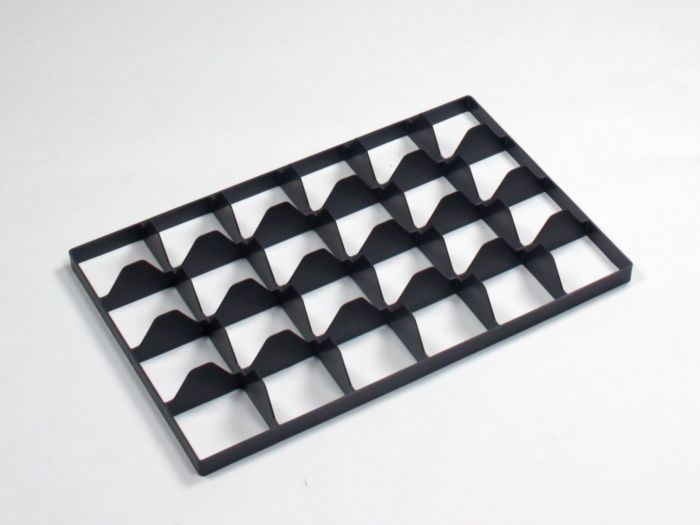 Separador insertable con 24 divisiones 555x355x60 mm para base